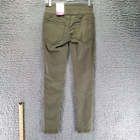 So Jeans Womens XS Olive Green Pull On Jegging Stretch Denim *NWT* - Picture 9 of 10